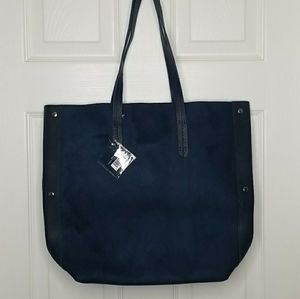 NWT Vegan tote bag blue